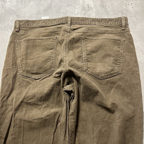 Banana Republic Pants Mens 36x30 Brown Vintage Straight Pima Cotton Corduroy - Picture 8 of 9
